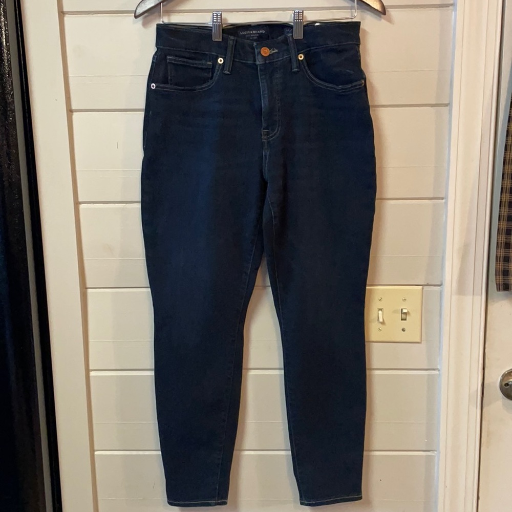 Lucky Brand Women's Skinny Jeans - Dark Blue